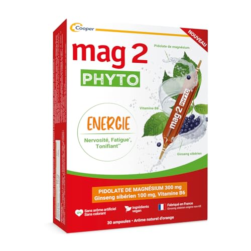 MAG 2 – Phyto Energie - Magnésium 300 mg, vitamine B6 et ginseng ...