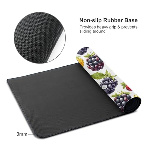 Sous-main de bureau avec bords cousus pour protéger votre table - 4