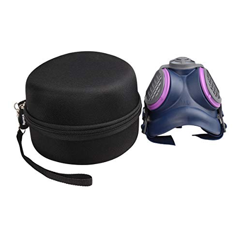 Aproca Hard Protective Travel Case For Gvs Spr457 Elipse P100 Half Mask Respirator (Black) #TOP4