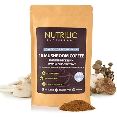 NUTRILIC 10 Mushroom Coffee Decaf Blend Cover