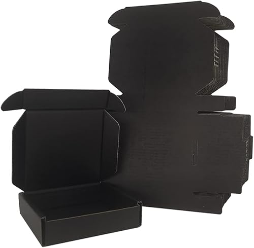 Miniatura 20 de Paquete de 50 cajas de envío de 7 x 6 x 3 pulgadas, sobres de cartón corrugado blanco para envíos por correo de pequeñas empresas (W763-50)