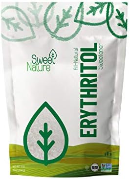 Sweet Nature Erythritol Sugar Free Sweetener - All Natural - Non GMO - Kosher- Keto Friendly 80 oz