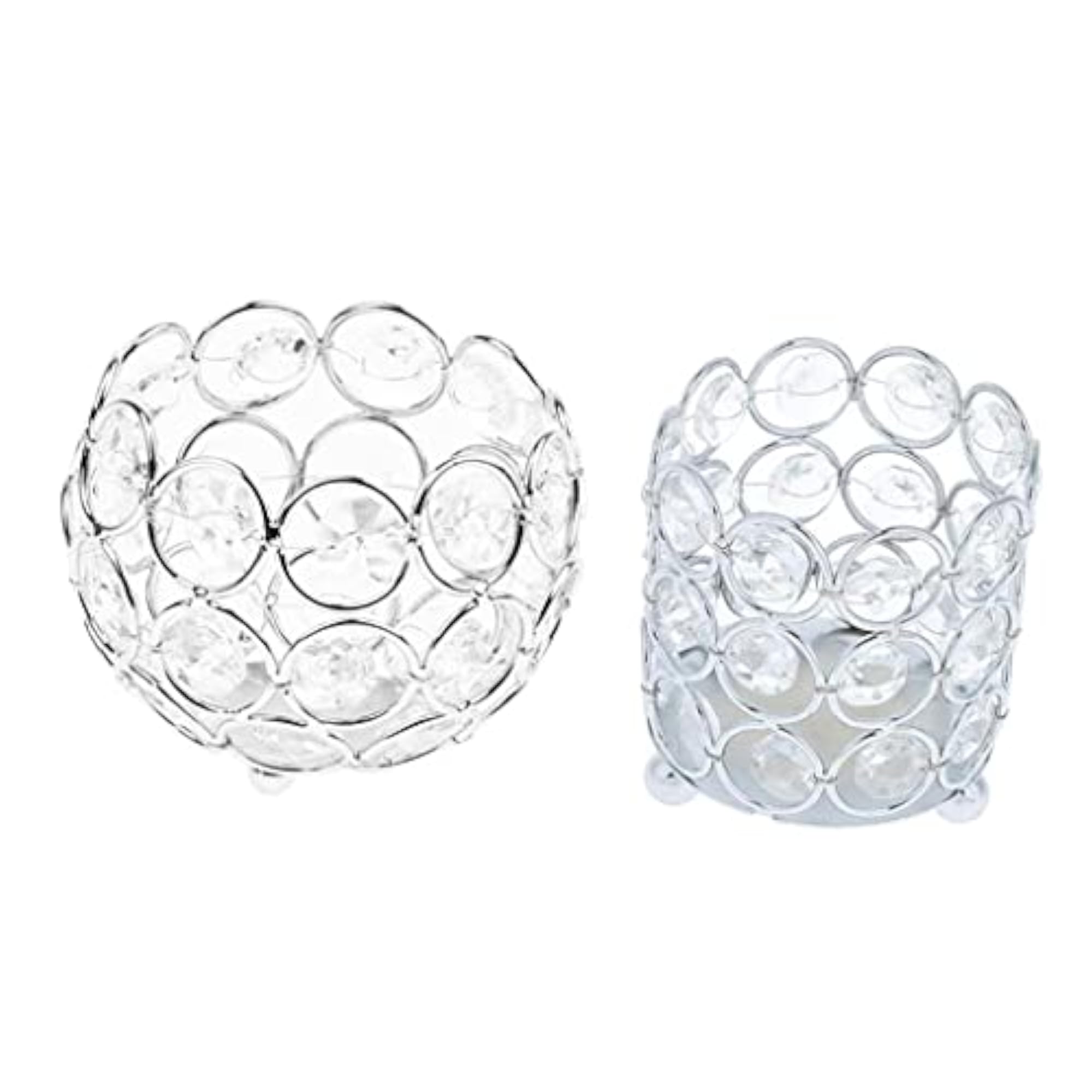 Mirrored Crystal Vanity Tray for Perfume and Jewelry