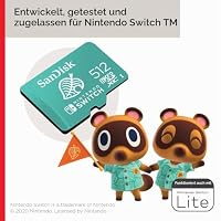 SanDisk microSDXC UHS-I Speicherkarte für Nintendo Switch 512 GB (U3, Class 10, 100 MB/s Übertragung, mehr Platz für Spiele) – Ansicht 5
