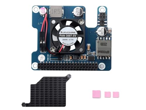 Power Over Ethernet HAT F Raspberry Pi 5 refroidissement