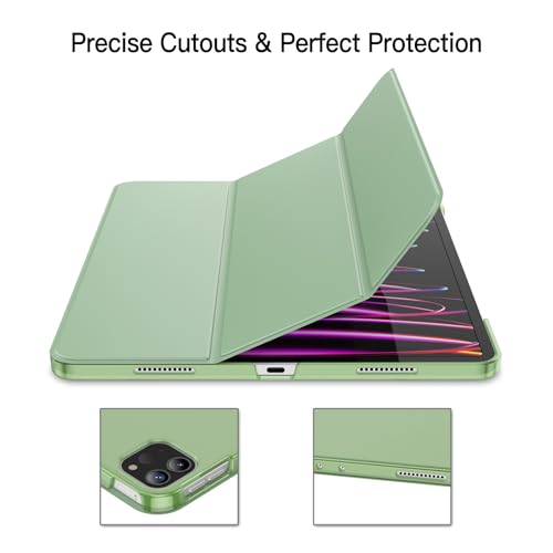 Image of JETech Case for iPad Pro 12.9 inch 6th /5th Gen (2022 /2021), Matcha Green