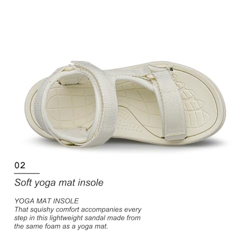 Image of vibdiv Boys Girls Sandals Open-Toe Summer Outdoor Unisex Child Sport Sandals Athletic Lightweight(Toddler /Little Kid /Big Kid)