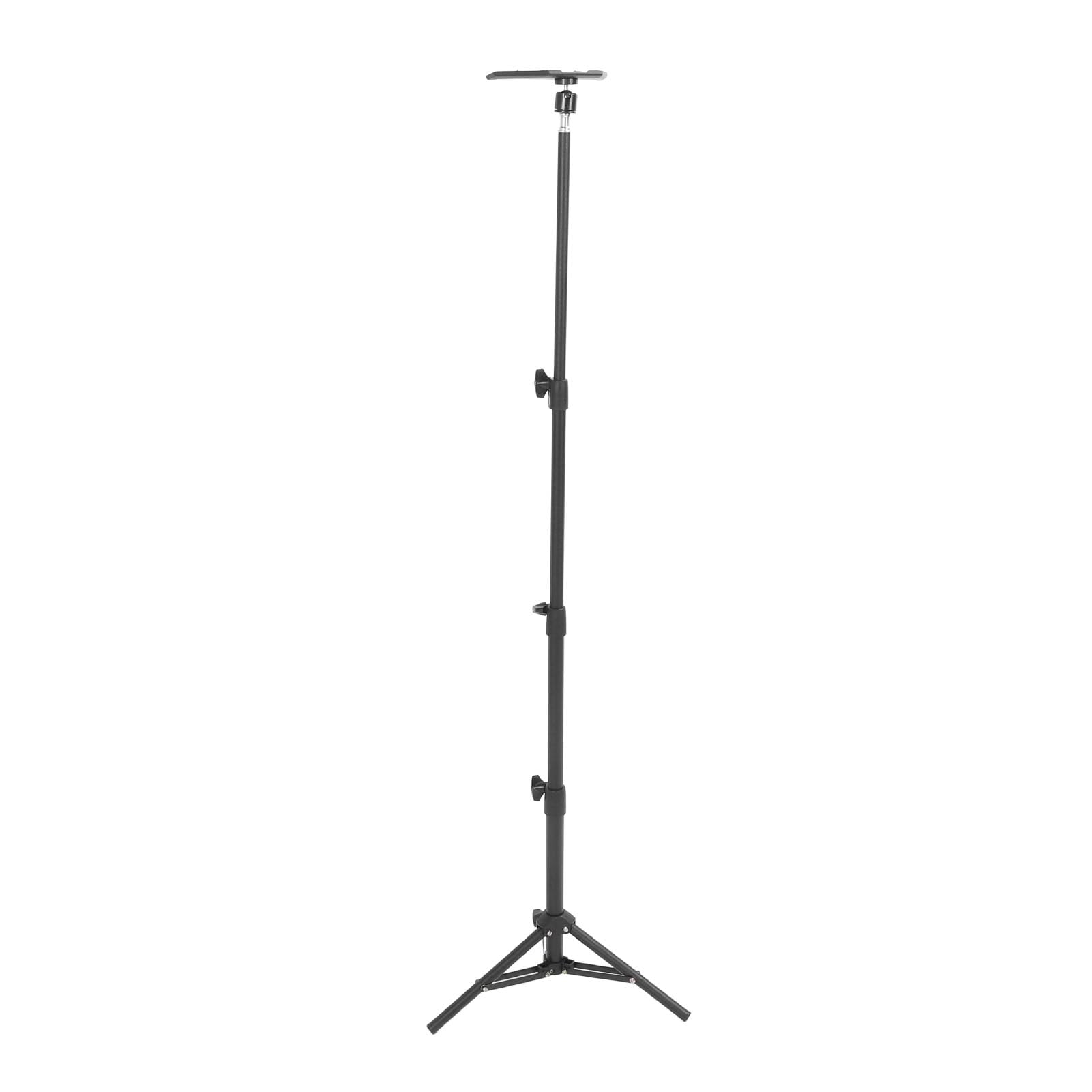 Fyearfly Prostokątny uchwyt na statyw satelitarny, stop aluminium i PC, regulowany 50-130 cm, wytrzymały stojak teleskopowy z adapterem do rur do kampera, kempingu na zewnątrz