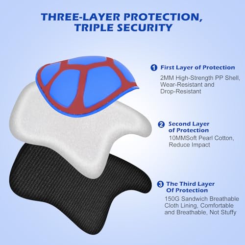 image for SAMIT Knee Pads for Kids 3-8 Years Boys Girls Protective Gear Set Todd