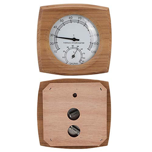 Yosoo Health Gear 2-In-1 Wood Hygrometer, Sauna Thermometer Hygrometer - Image 4