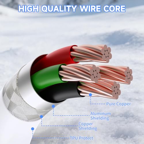 Cable de teclado USB-C mecánico para juegos con carga rápida 8K y luces 7