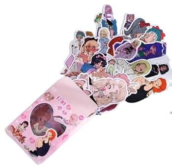 ラスト 女の子ステッカー4枚set Amazon.co.jp: 昭和 レトロ 女の子 少女雑誌 ステッカー シール