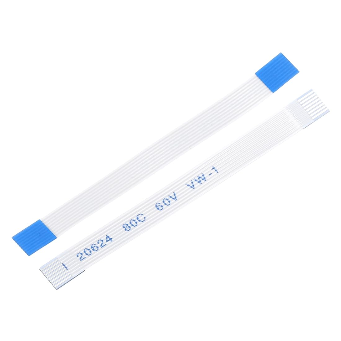 sourcing map FFC FPC Flat Flexible Cable, 8 Pins 0.5mm Pitch 60mm Long (A Type) for LCD 3D Printer Camera DVD TV Laptop Audio Pack of 20
