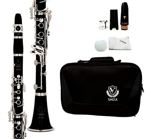 Clarinete Bb CL04N Preto Brilhante EAGLE