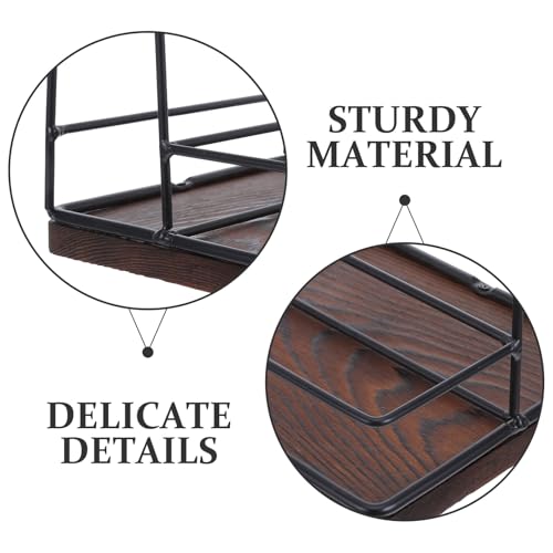 Porte-serviettes moderne bois et support de condiments élégant pour salle à manger - 4