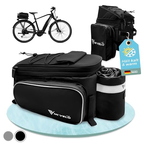 MIVELO - Fahrradtasche für Gepäckträger isoliert Gepäckträgertasche...
