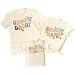 Groovy Mom Matching Birthday Outfits for Baby Toddler Little Girls and Boys Natural Shirt Adult Large