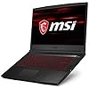 MSI Thin GF63 Gaming Laptop 2024 Newest, 15.6" FHD 144Hz Display, Intel Core i7-12650H, NVIDIA GeForce RTX 4050, Wi-Fi 6, Backlit Keyboard, Windows 11 Home, with Laptop Stand