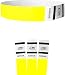 Goldistock Original Series - 3/4" Tyvek Wristbands Sunny Neon Yellow 200 Count - Event Identification Bands (Paper - Like Texture)