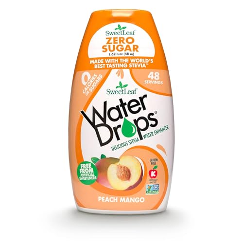 SweetLeaf Water Flavoring Drops, Peach Mango - 1.62 Fl Oz,