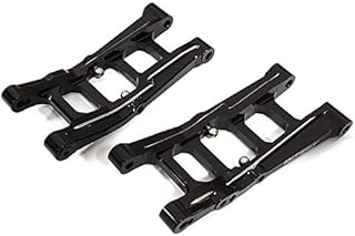 Integy RC Model C29612BLACK Billet Machined Alloy Rear Suspension Arms for Associated DR10 Drag Race Car RTR