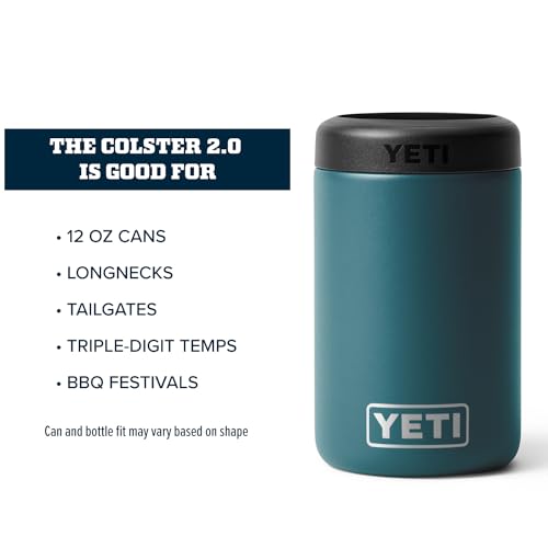 Image of YETI Rambler 12 oz. Colster Can Insulator for Standard Size Cans, Agave Teal (NO CAN INSERT)