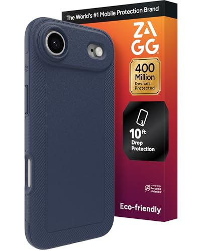 Coque iPhone Air fine ZAGG bleu marine pour un quotidien actif en toute sécurité