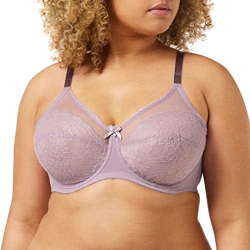 Image of Wacoal Women's Retro Chic Unlined Mesh Full Coverage Underwire Bra, 855186