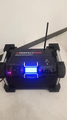 Radio Da Cantiere PerfectPro Rockpro - DAB+/FM, Bluetooth, Batteria Litio, IP65 - Foto 12