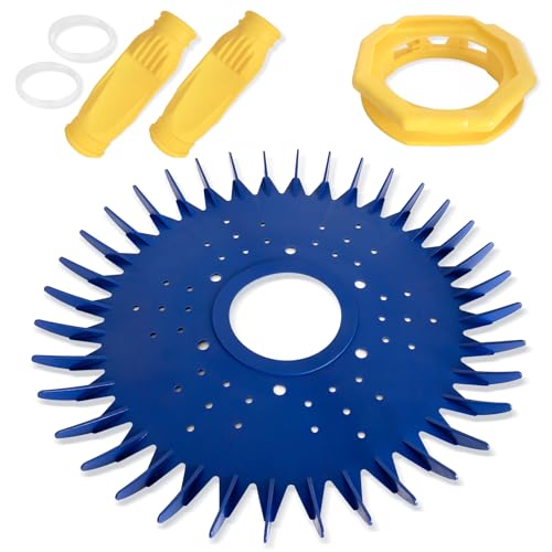 4 Pieces Pool Cleaner Replacements Include W70329 Finned Seal Disc Skirt & W69698 Pool Cleaner Diaphragms & W70327 Foot Pad Compatible with Zodiac Baracuda G2 G3 G4 Replace W72855 W69721 W46666