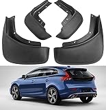 100 nuevo y de alta calidad 4 Piezas de Aletas de Barro de Coche 100% Nuevas   , para Volvo V40 V60 2013 2014 2015 2016 2017 2018 2019   , Guardabarros Delantero y Trasero, Estilo, Accesorios de Repuesto, forv4020132019