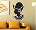 Produktbild Wandtattoo Pharao Ramses Ägypten Aufkleber Wand Dekoration Sticker 1M421, Farbe:Königsblau Matt;Hohe:45cm