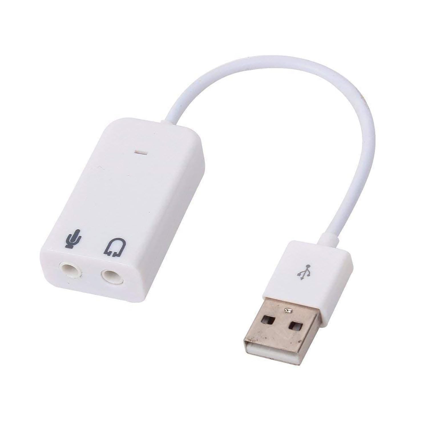 Madhabi 7.1 Channel USB External Sound Card Audio Adapter with Mic – Plug & Play, 3D Surround Sound, Compatible with Windows XP/ME/Vista/7/8, Server 2003, Linux, Mac OS