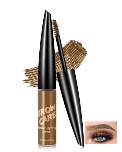 Gel de cejas rubias resistente al agua, máscara de gel de tinte de cejas de larga duración, color natural para cejas completas y voluminosas, gel de cejas Highly Tinted Brow Professional Makeup para