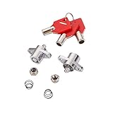 3 Keys Hard Saddlebag Saddle Bag Lock Set for Harley Davidson Touring Electra Glide+Road Glide+Stree