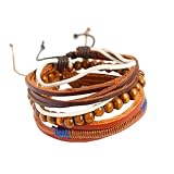 Pulsera multicapa: ideal para uso diario o para una fiesta temática, pulsera de moda
