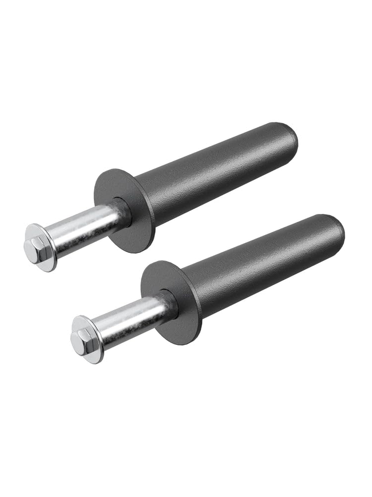 ATLETICA R8 Gewichts-Pins 20 cm, Paar | Je 100 kg Tragkraft, Kompatibel mit R8-Racks und 50 mm Scheiben, Pulverbeschichtet, Für mehr Ordnung im Gym
