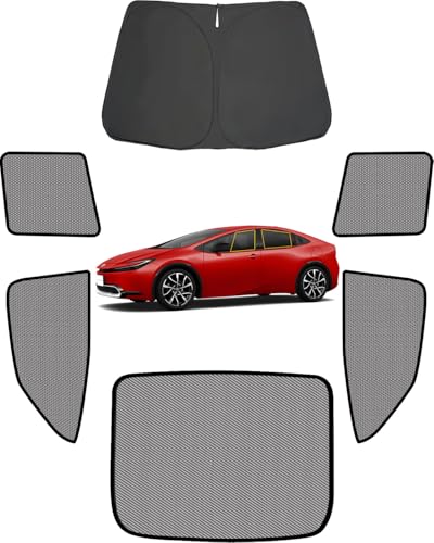 JSCar pro.1 メッシュ サンシェード 日除け 虫除け 遮光 車中泊 断熱 プリウス 60系 専用設計 カスタムパーツ アクセサリー (プリウス 60系)