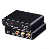 Multi-Output-Audio-Konverter für HDTVs mit 32, 44, 1, 48, 96 kHz Abtastraten mit 24 Bit SPDIF-Eingang, kompatibel mit Verstärkern, Soundbars und Lautsprechersystemen
