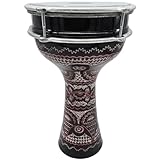 ZAZA Percussion 16'' Length Aluminum Darbuka, 8