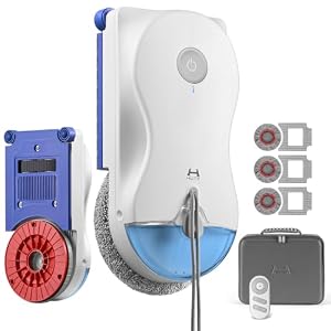 Hutt R10 Fensterputzroboter, Rotierendes Nass- und Lineares Trockenwischen