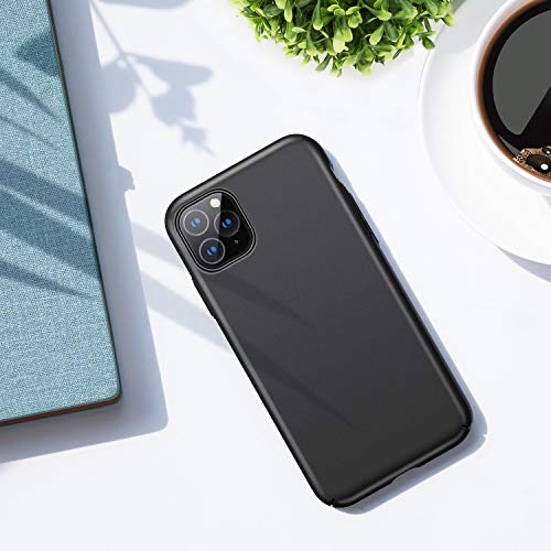 TORRAS Slim-Fit Designed for iPhone 15 Pro Case, Ultra Thin 15 Pro Phone Case, Velvety Feel, Lightweight Anti-Scratch Matte Hard iPhone 15 Pro Case 6.1 inch, Black — view 6