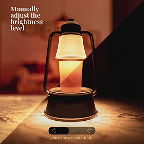 Dimmable Candle Warmer Lamp – Premium Lamp Timer Candle Heater For Candle Jars – Elegant And User-Friendly Candle Melter With 2 Wax Warmer Bulbs – Beautiful Custom Box Candle Holder #TOP4