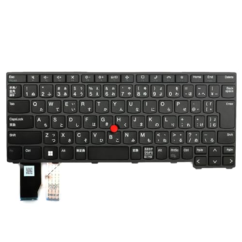 iJungYee �o�b�N���C�g�Ȃ��̓��{��L�[�{�[�h 5N21H77000 ���v���[�X�����gLenovo Thinkpad X13 Gen 3,L13 Gen 3 Gen 4,L13 Yoga Gen 3 Gen4�p