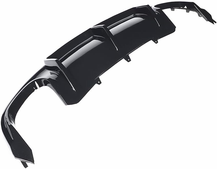 S5 Rear Bupmer Diffuser Compatible with Audi S5 A5 Sline B8.5 2013-2017 Gloss Black FRP Rear Bumper Cover Lower Lip Spoiler Splitters Valance Protector Factory Outlet