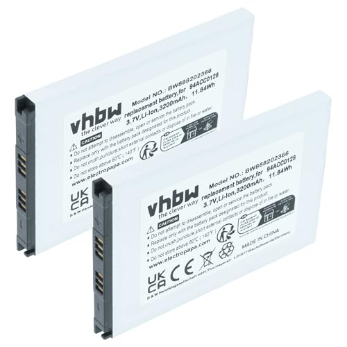 Batteria ad alta potenza | Capacità: 3200 mAh | Tensione: 3,8 V | Energia: 12,16 Wh | Tipo di cella: ioni di litio