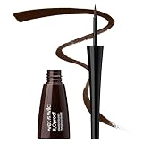 wet n wild H2O Proof Liquid Eyeliner, Waterproof & Smudge-Proof, Long-Lasting Definition, Precise Brush Applicator, Cruelty-Free - Dark Brown