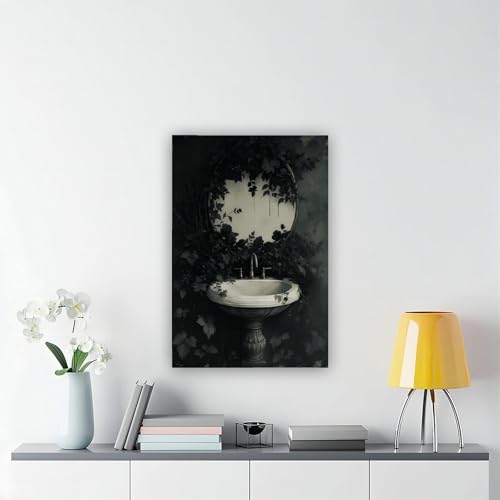 Impression sur toile botanique gothique déco murale de 40x60 cm - 6