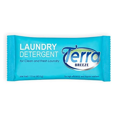 Terra Breeze Laundry Detergent Powder - 1.5 oz Individually Wrapped Packet (Case of 50) Cover