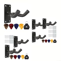 Support mural rembourré pour guitare électrique et acoustique (C) - Les Beatles, Paul McCartney, John Lennon, RIngo Starr, George Harrison Support mural rembourré pour guitare électrique et acoustique (C) – Image 3